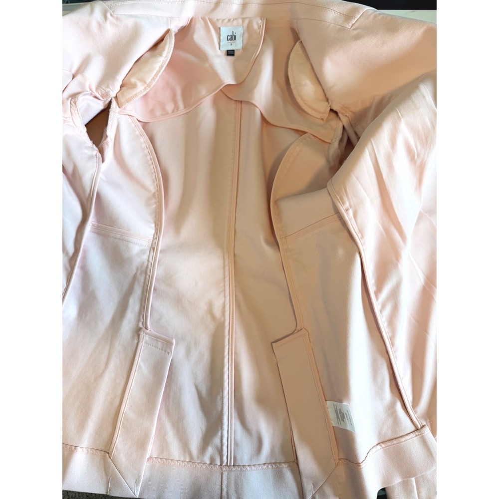 Cabi 5656 Blush Pink Tailored Two Button Blazer Jacket Womens Size 2 career - Picture 6 of 10